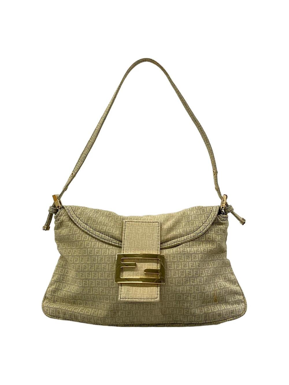 Fendi Zucchino Cream Blue Gray Jacquard #363180F12B